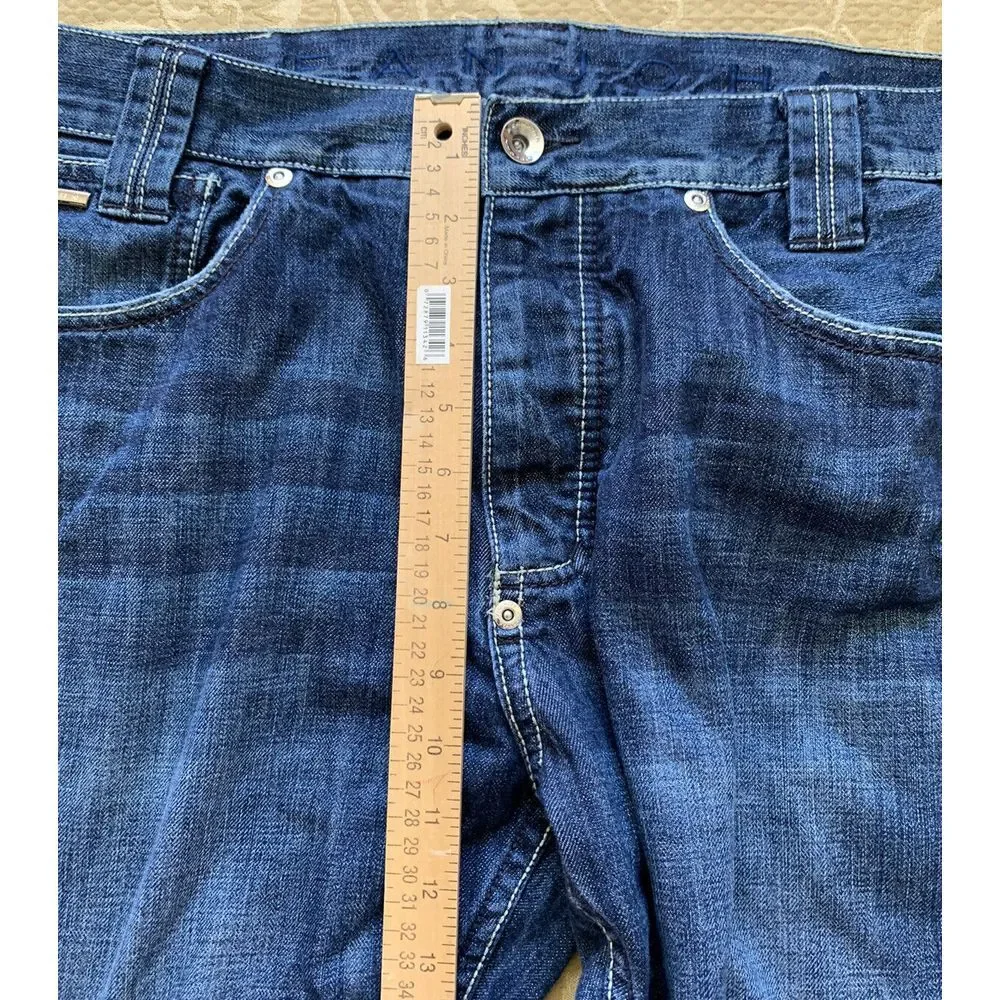 Sean John Vintage Clayton Button Fly Streetwear‎ Jeans Blue Size 36